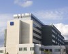Modern hospital building